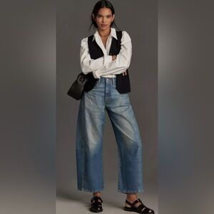 Pilcro Kenna Mid-Rise Barrel Jeans